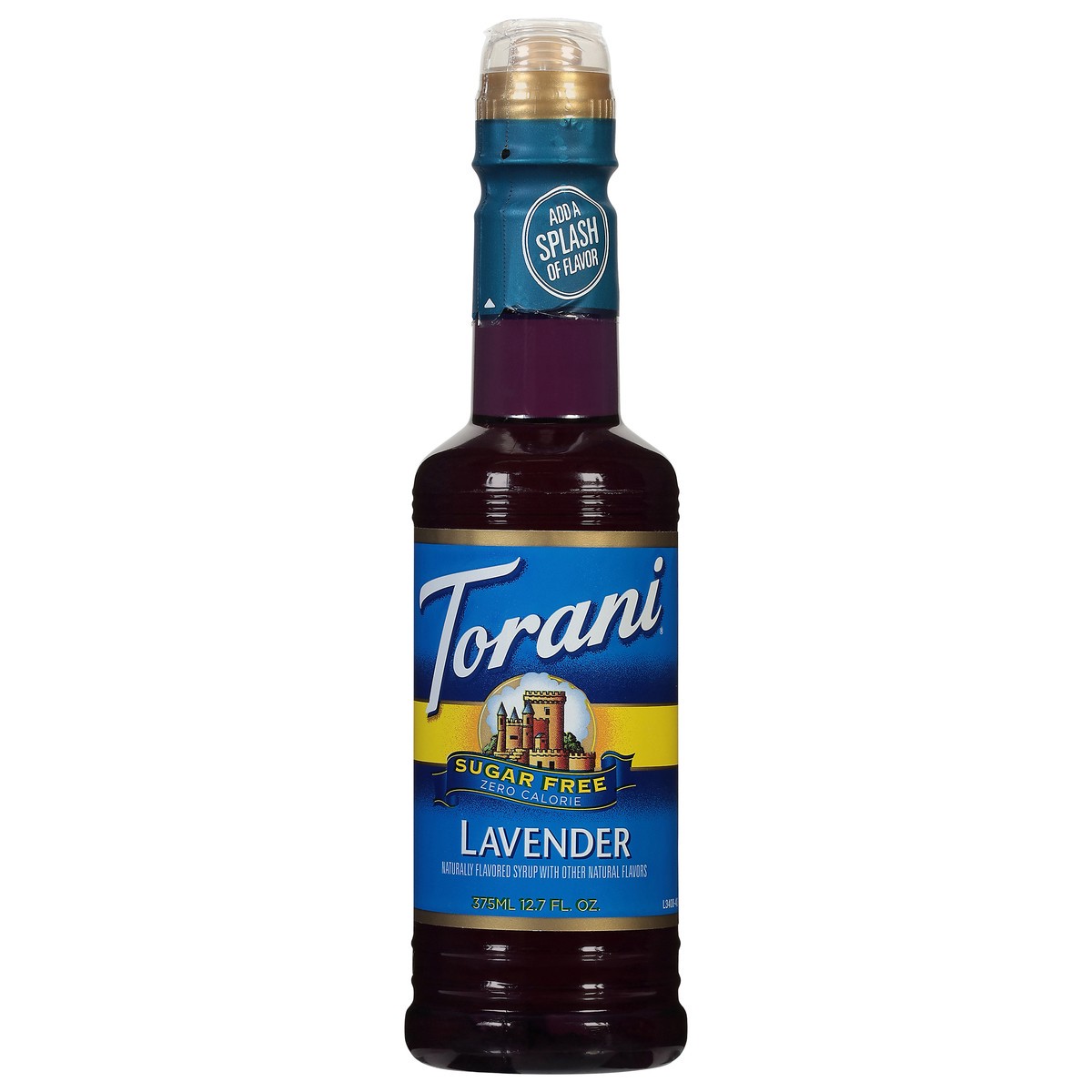 slide 1 of 13, Torani Syrup, Lavender, Sugar Free, Zero Calorie, 12.7 fl oz