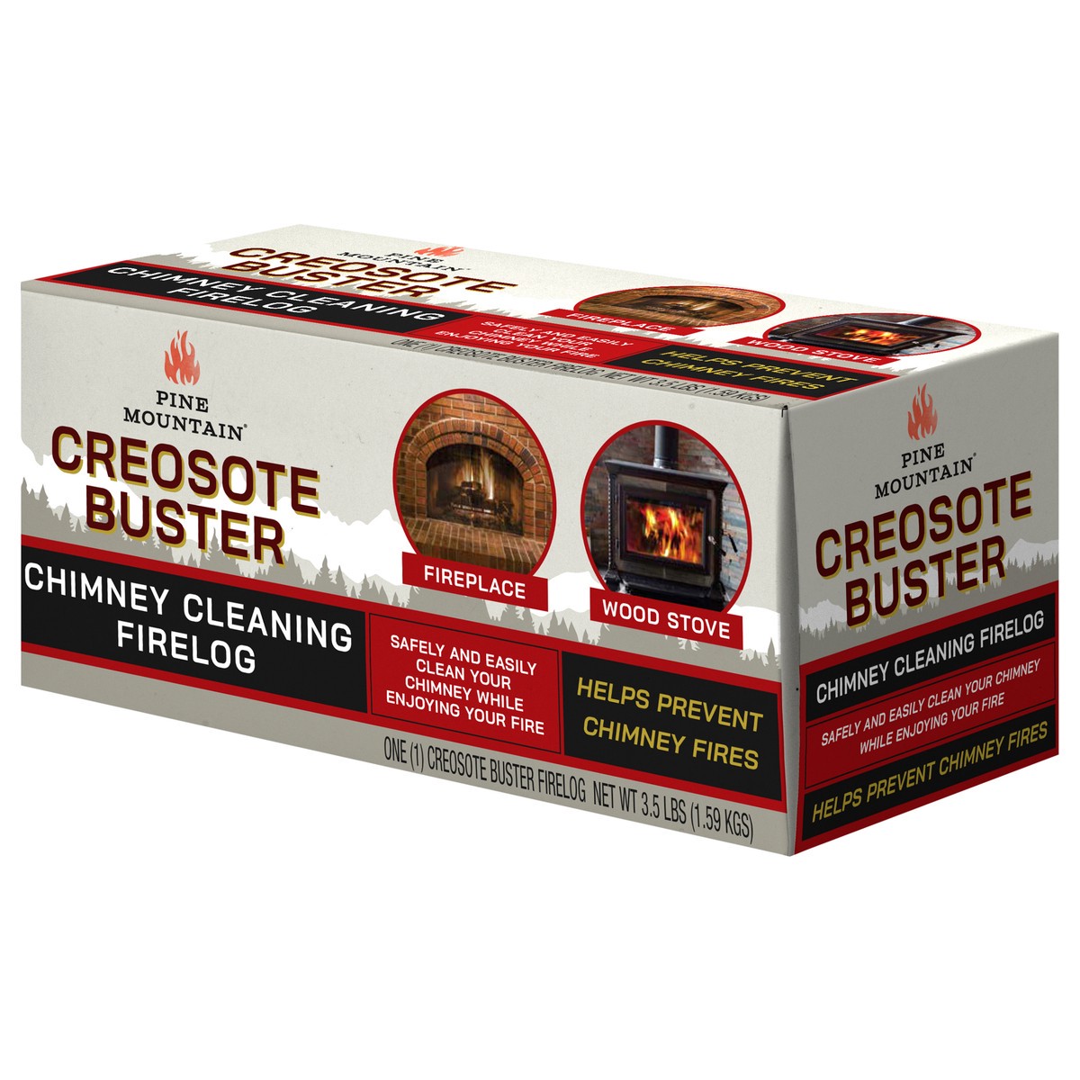 slide 2 of 10, Pine Mountain First Alert Creosote Buster Firelog, 3.5 lb