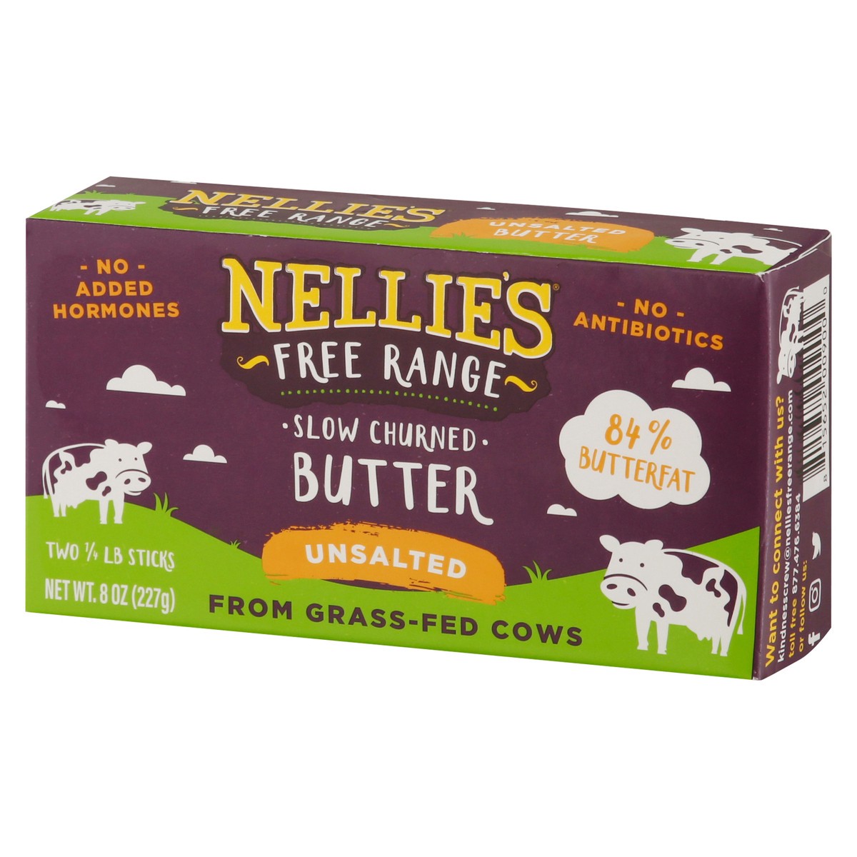 slide 9 of 13, Nellie's Unsalted Sticks Butter 2 - 0.25 lb Sticks, 2 ct