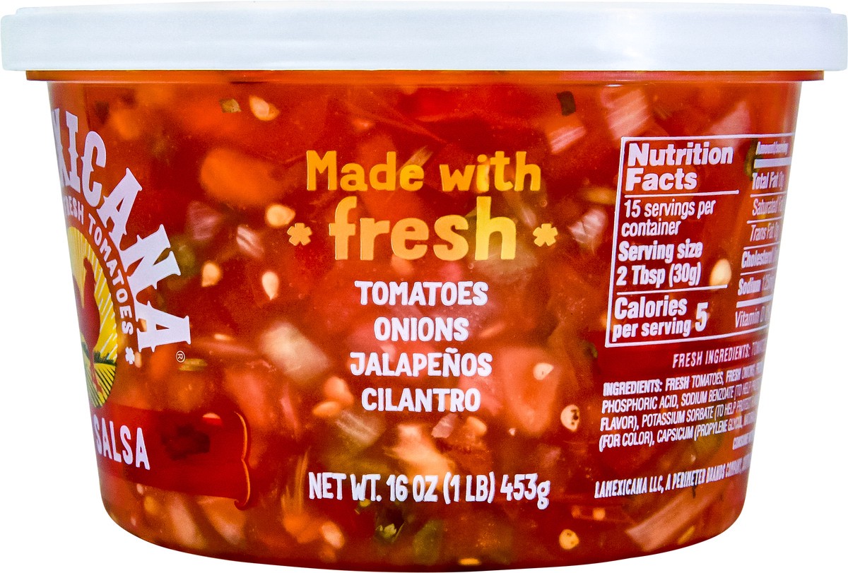 slide 2 of 13, La Mexicana Hot Salsa 16oz, 16 oz