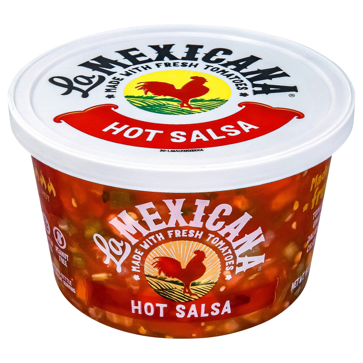 slide 1 of 13, La Mexicana Hot Salsa 16oz, 16 oz