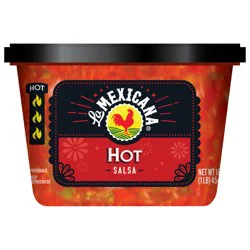 La Mexicana Hot Salsa 16 oz