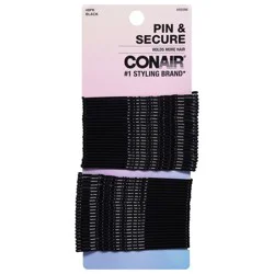 Conair Black Holds More Hair Pins & Secure - 48 Pack