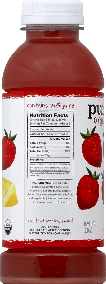 slide 4 of 4, Purity Organic Strawberry - 16.9 oz, 16.9 oz