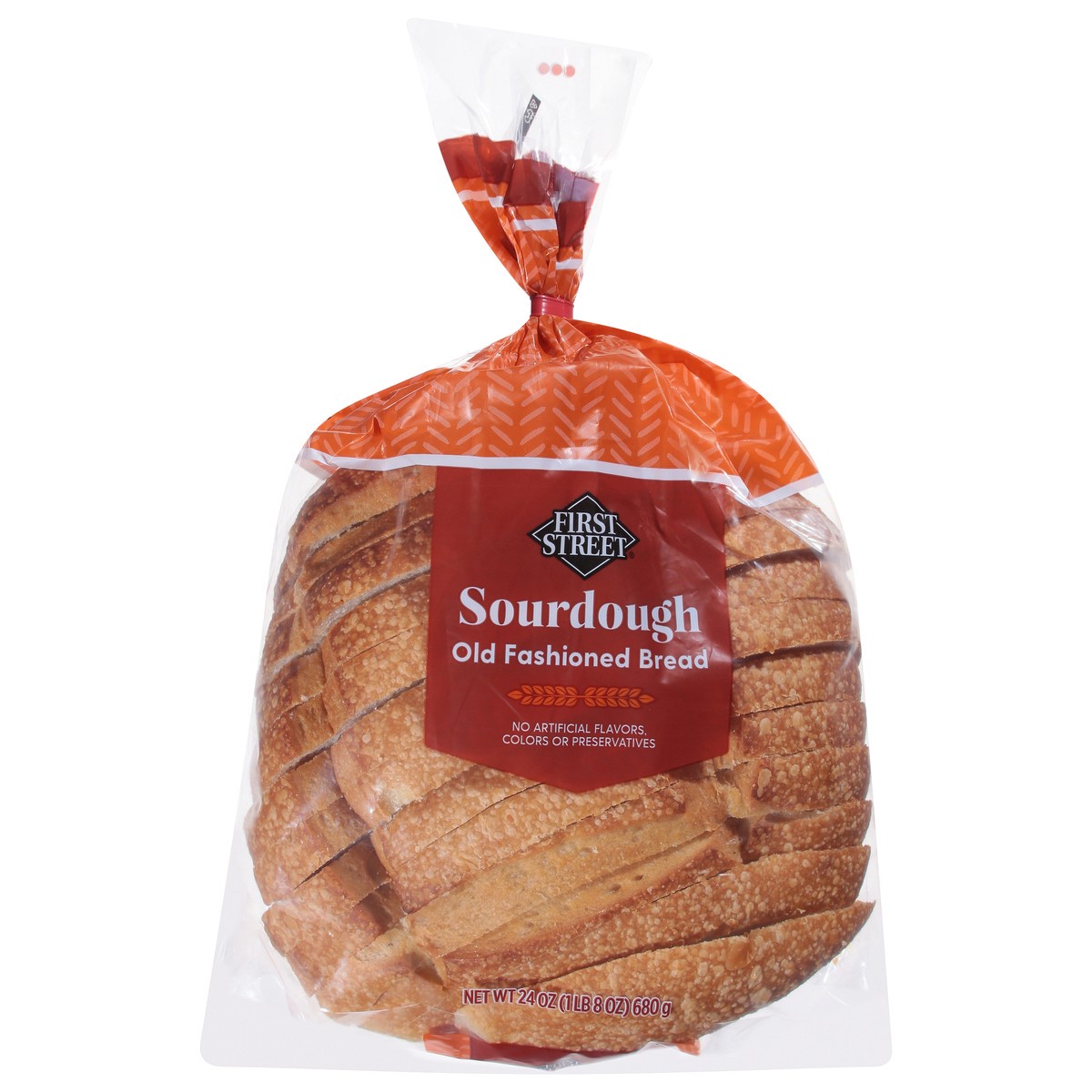 slide 3 of 4, First Street Old Fashioned Sourdough Bread, 24 oz