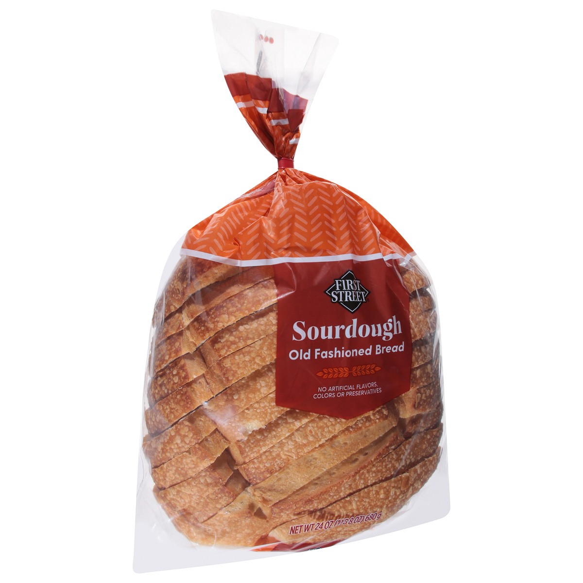 slide 4 of 4, First Street Old Fashioned Sourdough Bread, 24 oz