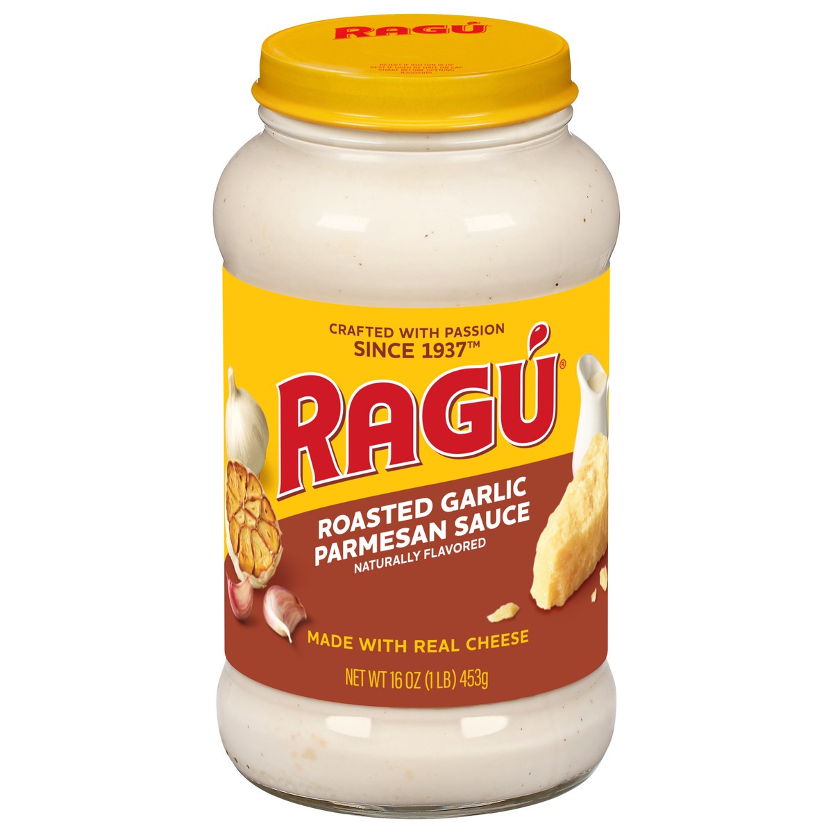 slide 1 of 6, Ragu Roasted Garlic Parmesan Sauce 16 oz, 16 oz