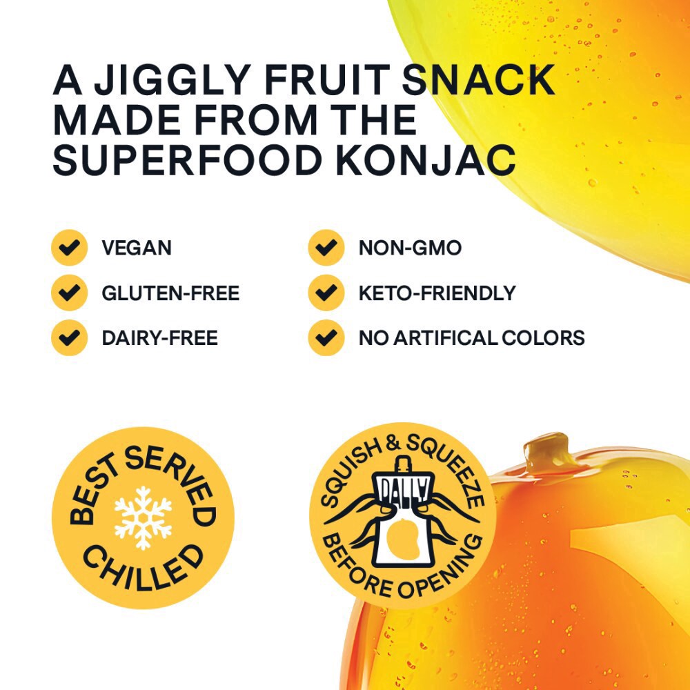 slide 6 of 6, Dally Mango Gel Fruit Snack 5.07 fl oz, 5.07 fl oz