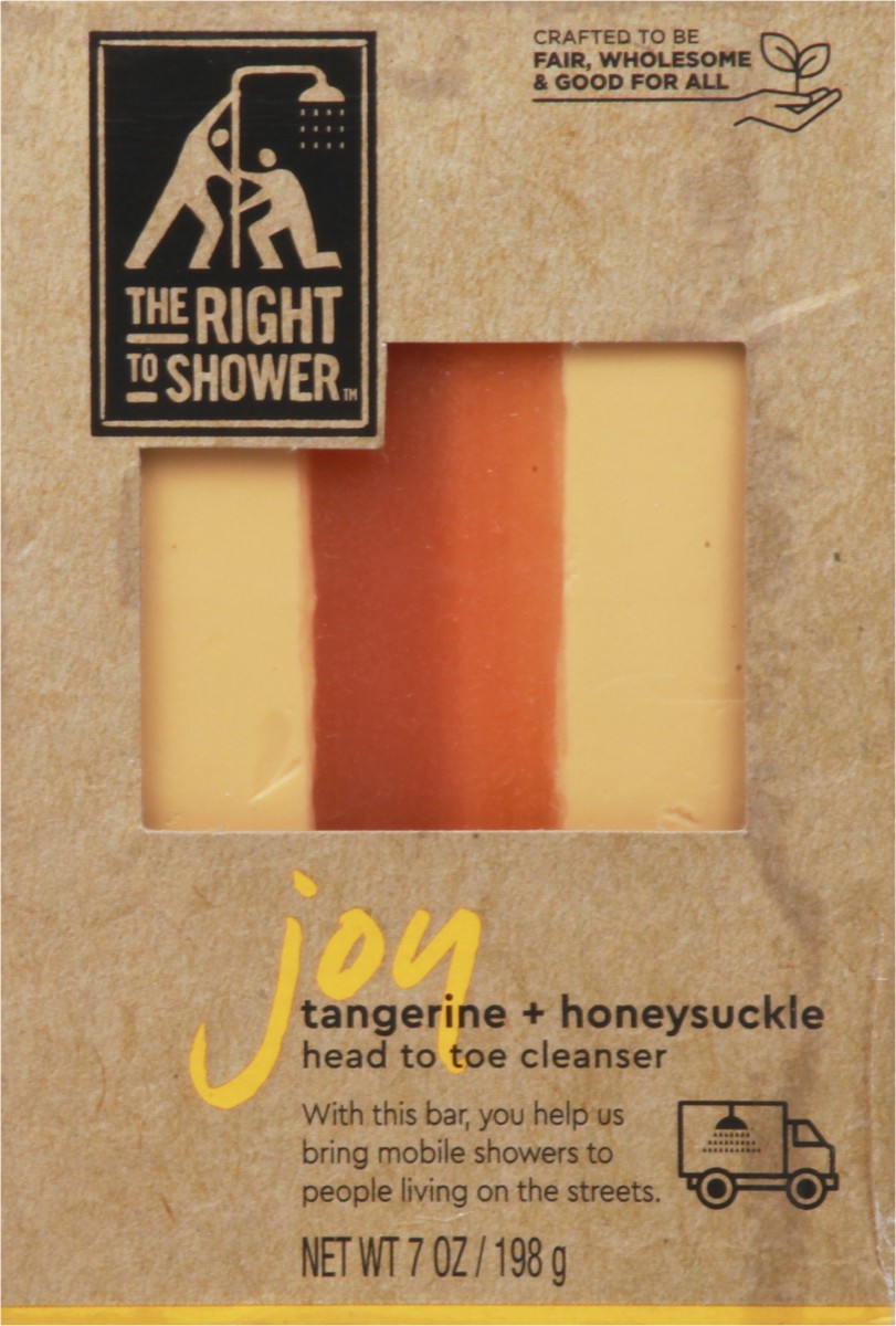 slide 6 of 9, The Right To Shower Shampoo Bar & Bar Soap Tangerine and Honeysuckle, 7 oz, 7 oz