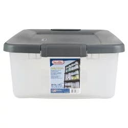Sterilite Shelftotes Storage Tote With Lid - Clear