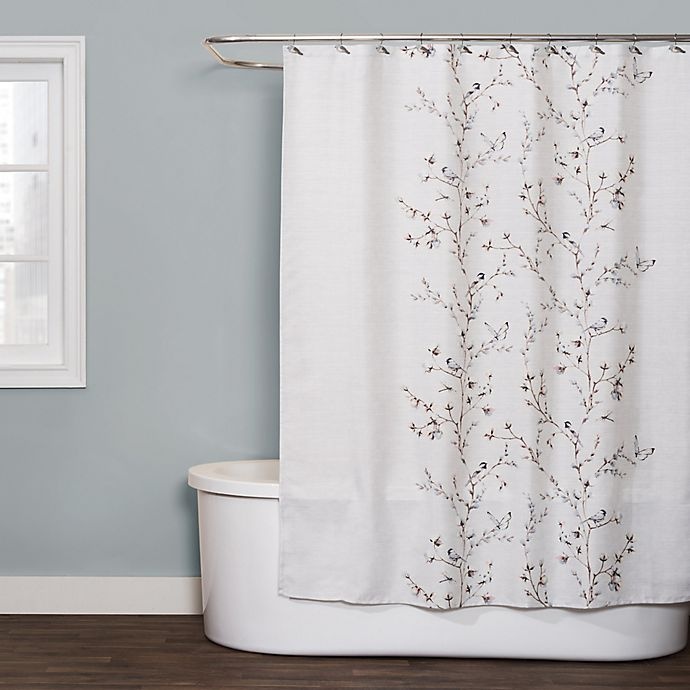 slide 1 of 1, Saturday Knight Willows Shower Curtain - Neutral, 1 ct