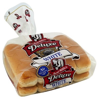 slide 1 of 1, Aunt Millie's Deluxe Hot Dog Buns, 8 ct