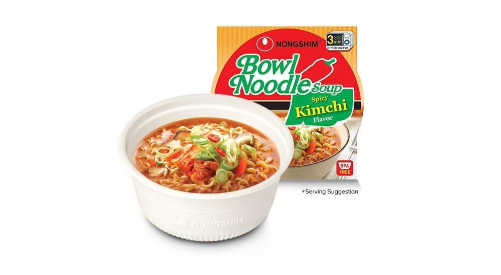 Nongshim Noodle Bowl Soup Spicy Kimchi Flavor 33 oz | Shipt