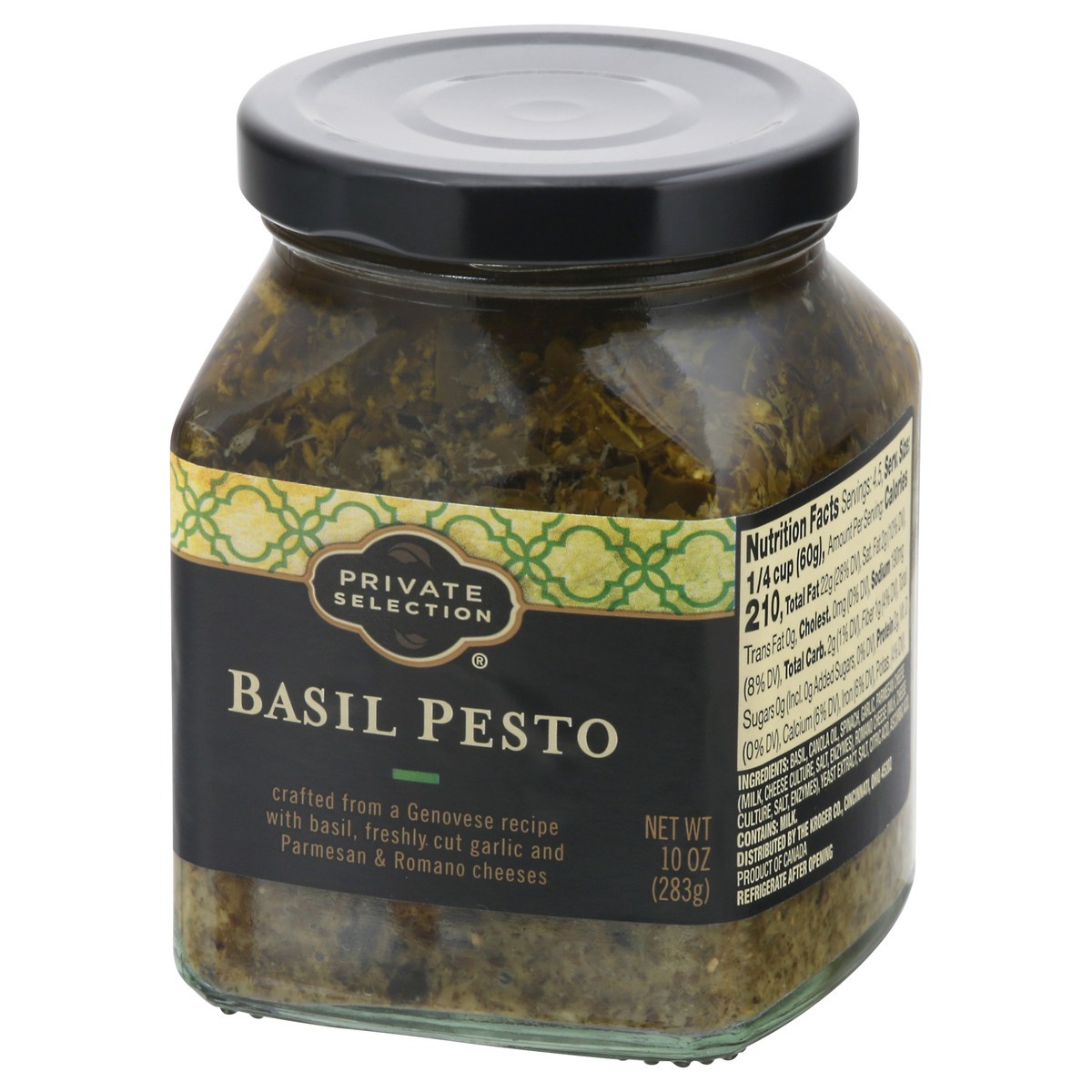 slide 4 of 9, Private Selection Basil Pesto 10 oz, 10 oz