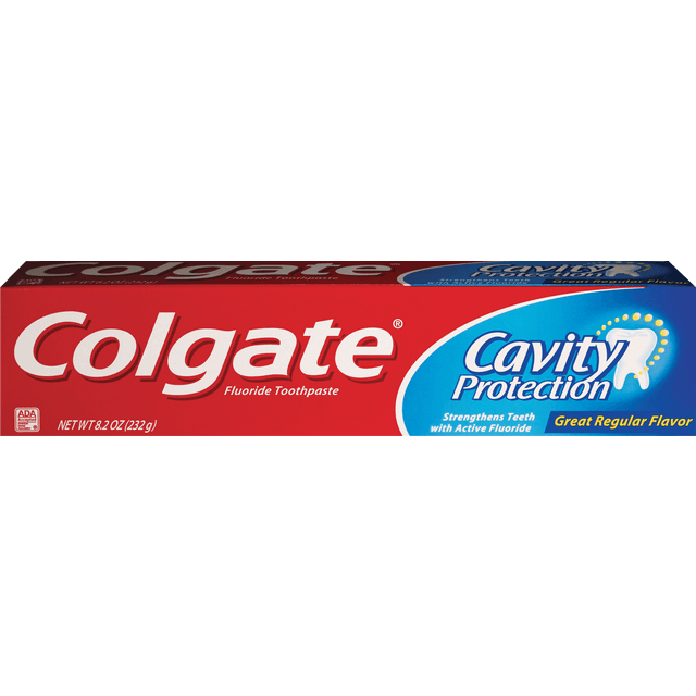 slide 1 of 1, Colgate Cavity Protection Great Regular Flavor Fluoride Toothpaste, 8.2 oz