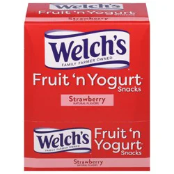 Welch's Strawberry Fruit 'n Yogurt Snacks Tube 10 ea