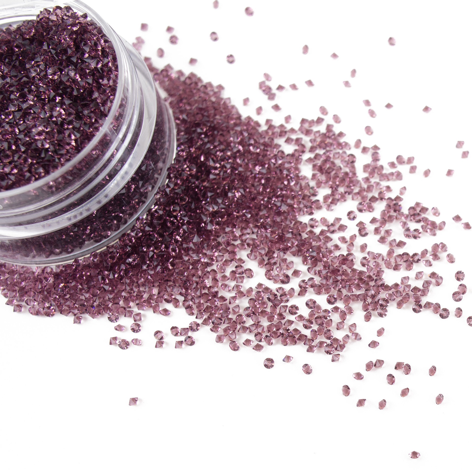 slide 6 of 6, 1.2mm Glass Micro Rhinestones By Bead Landing, 0.7oz., 2mm