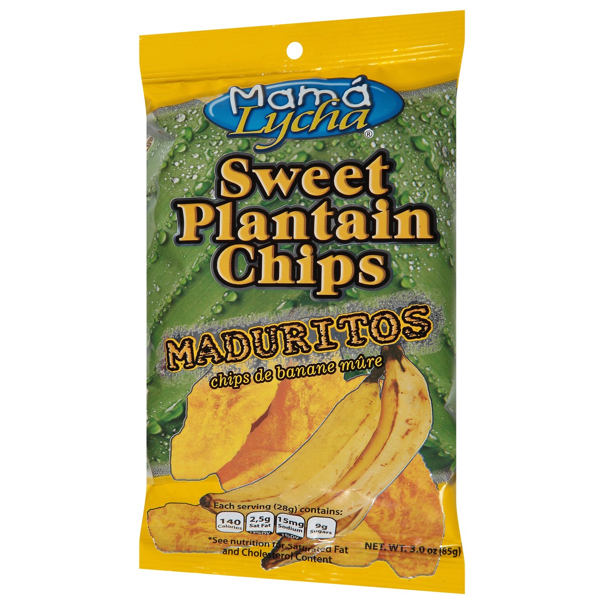 slide 3 of 13, Mama Lycha Sweet Plantain Chips 3.0 oz, 3 oz