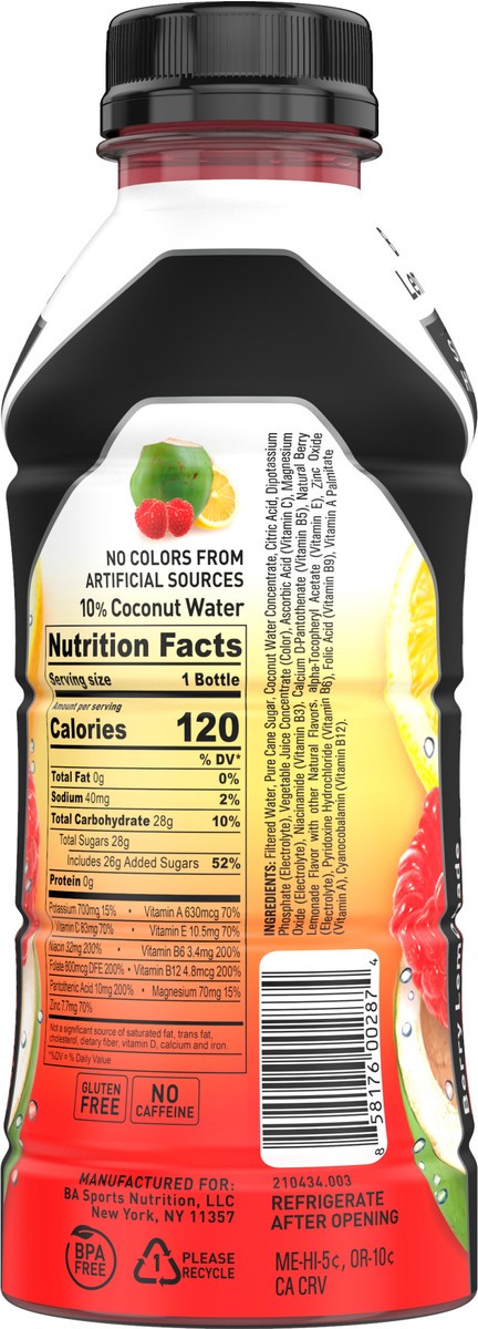 slide 5 of 7, BODYARMOR Berry Lemonade Super Drink - 16 oz, 16 oz