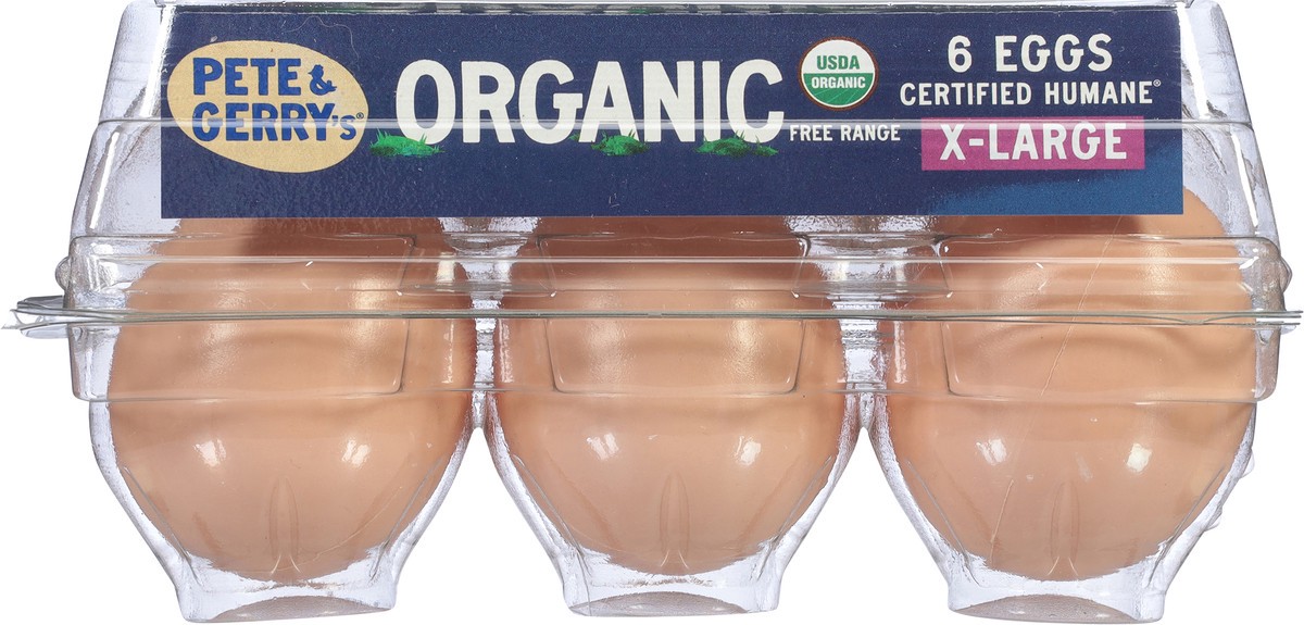 slide 8 of 11, Pete and Gerry's Free Range Brown Organic Eggs X-Large 6 ea, 6 ct