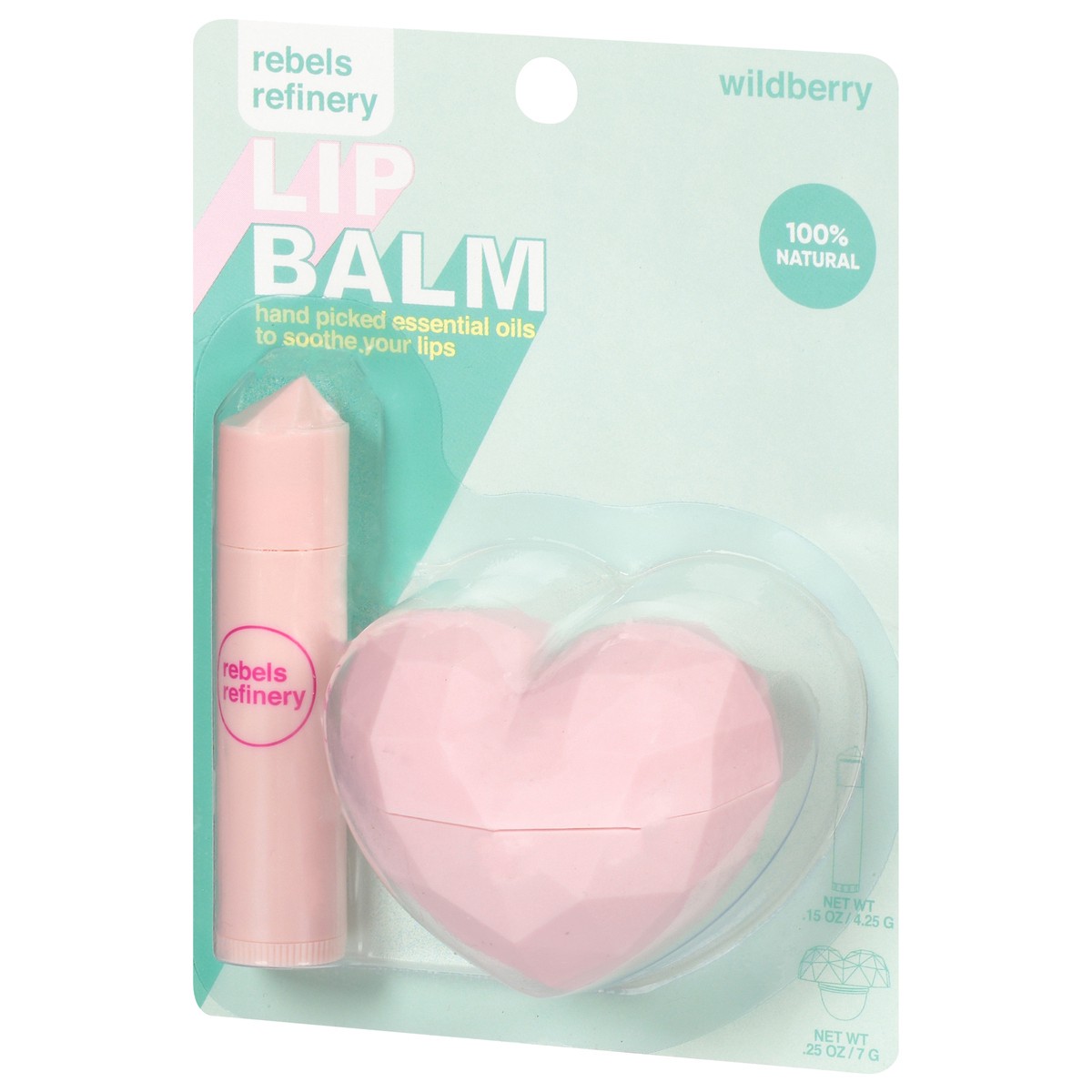slide 3 of 13, Rebels Refinery Wildberry 100% Natural Lip Balm Set 2 pc, 1 ea