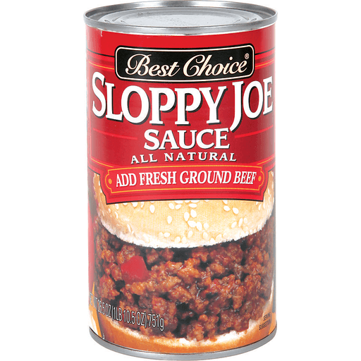 slide 1 of 1, Best Choice Sloppy Joe Sauce, 26 oz