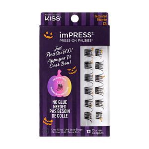 slide 1 of 1, Kiss Impress Falsies Halloween Singles, 02, 1 ct