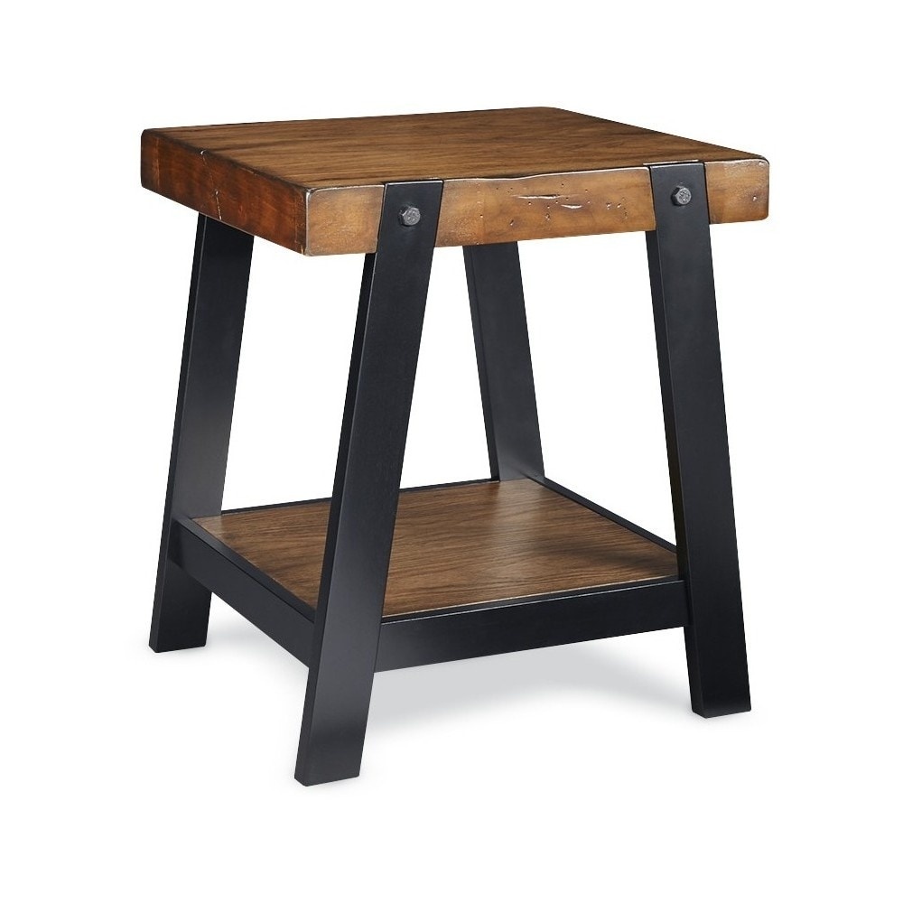 slide 1 of 1, HD Designs Kenya End Table - Brown/Black, 1 ct