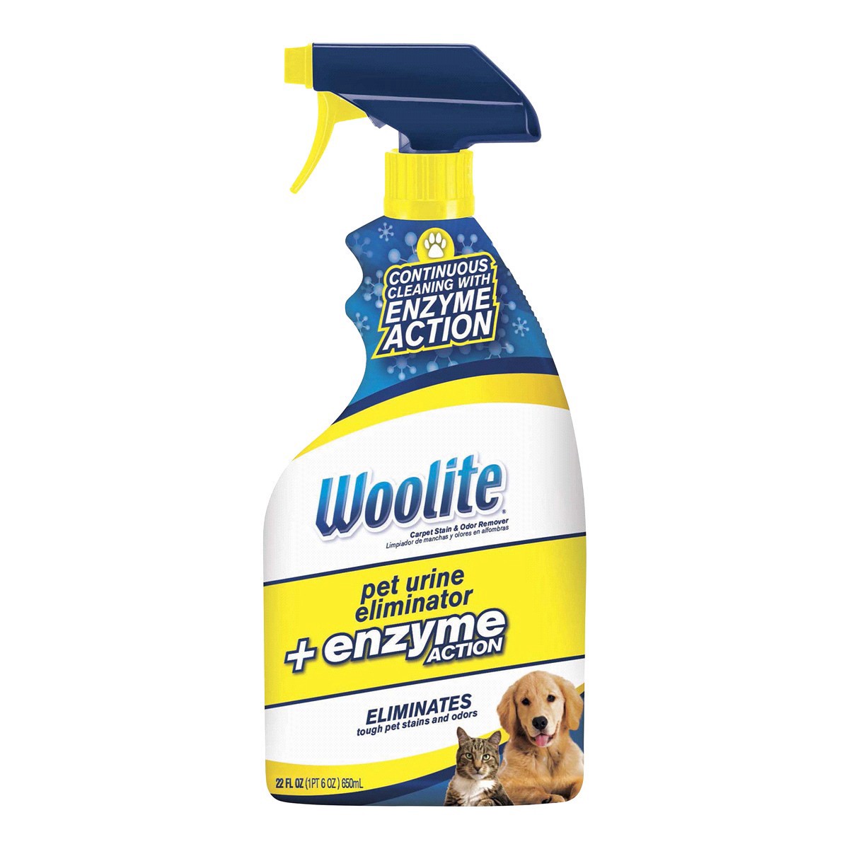 slide 1 of 5, Woolite Carpet Stain & Odor Remover Pet Urine Eliminator, 22 fl oz