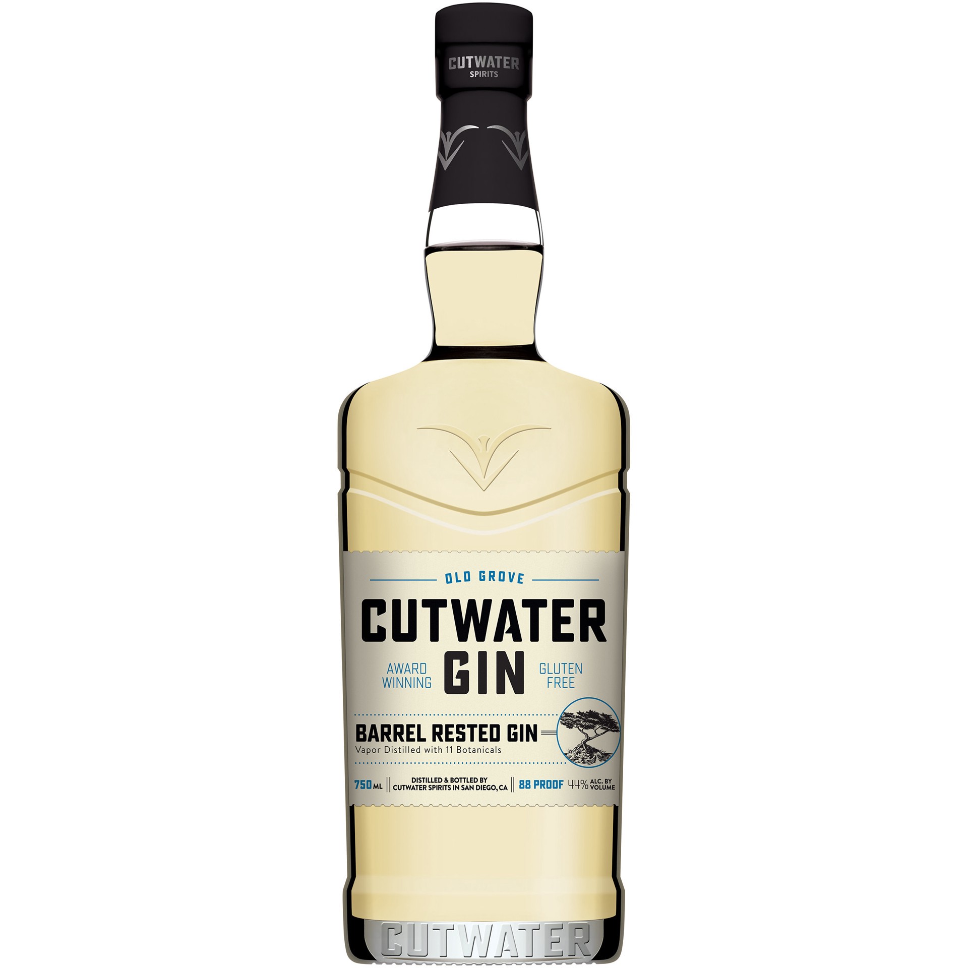 slide 1 of 1, Cutwater Spirits Old Grove Barrel Rested Gin, 750ml Bottle, 750 ml