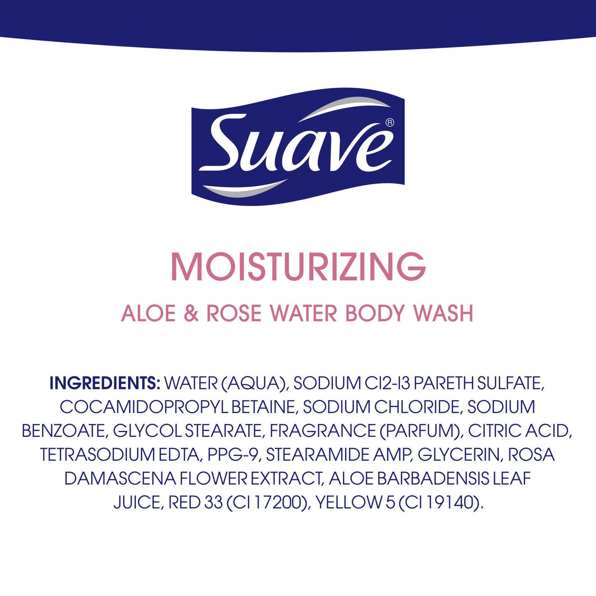 slide 3 of 4, Suave Essentials Moisturizing Body Wash Aloe & Rosewater, 15 oz, 15 oz