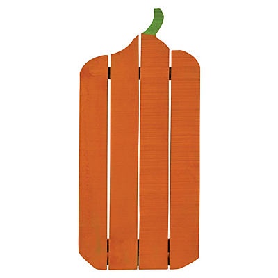 slide 1 of 1, Creative Decor Sourcing Rectangular Wood Pumpkin, 1 ct