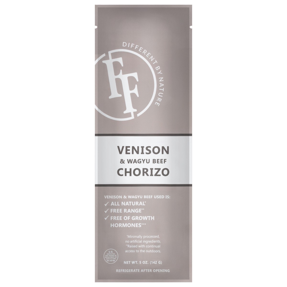 slide 4 of 4, Fossilfarm Fossil Farms Venison & Wagyu Beef Chorizo Salami, 5 oz