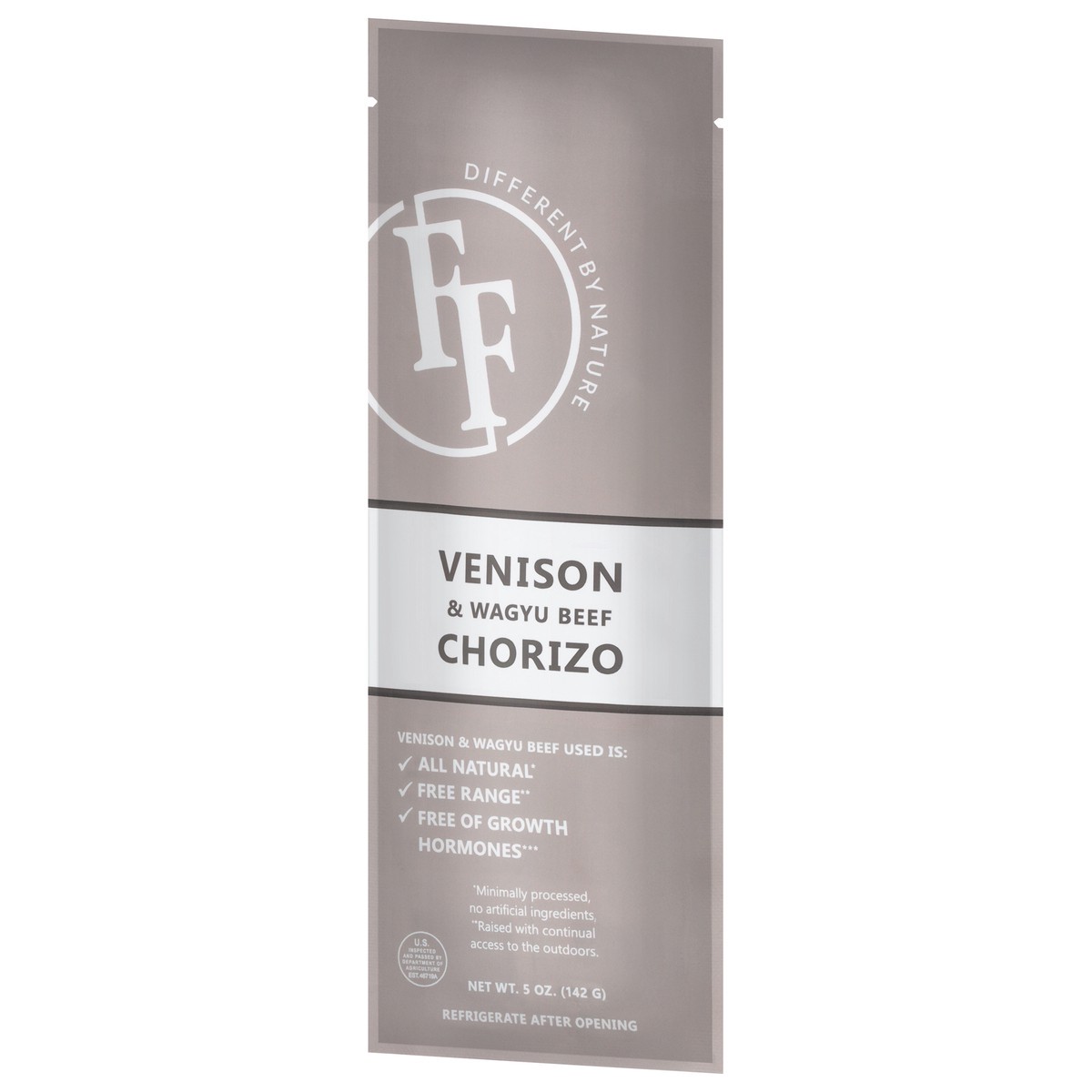 slide 3 of 4, Fossilfarm Fossil Farms Venison & Wagyu Beef Chorizo Salami, 5 oz