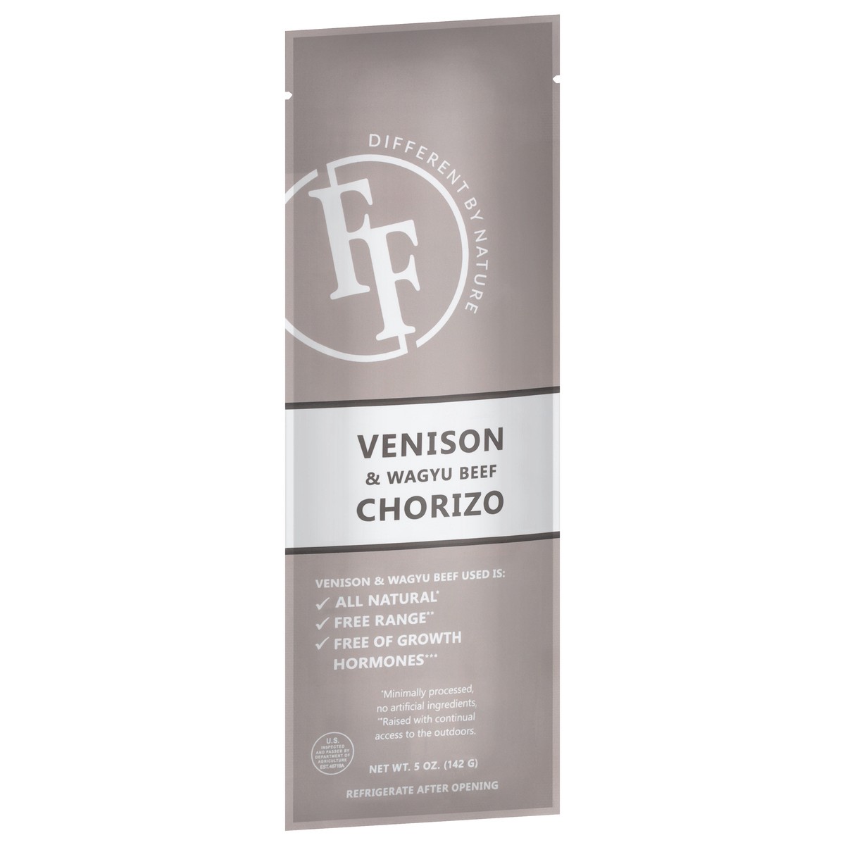 slide 2 of 4, Fossilfarm Fossil Farms Venison & Wagyu Beef Chorizo Salami, 5 oz