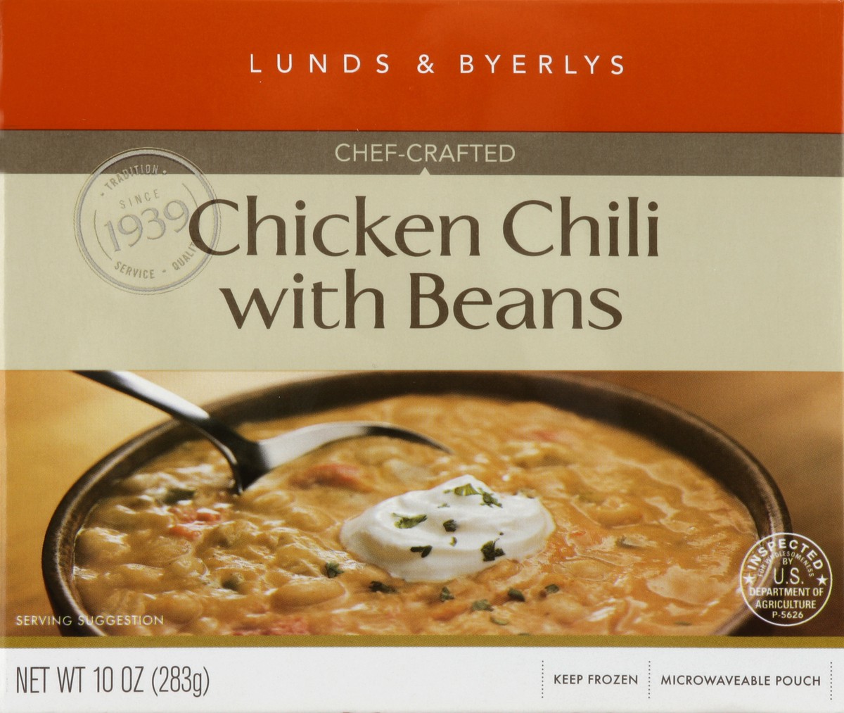 slide 1 of 1, Lunds & Byerlys Chili 10 oz, 10 oz