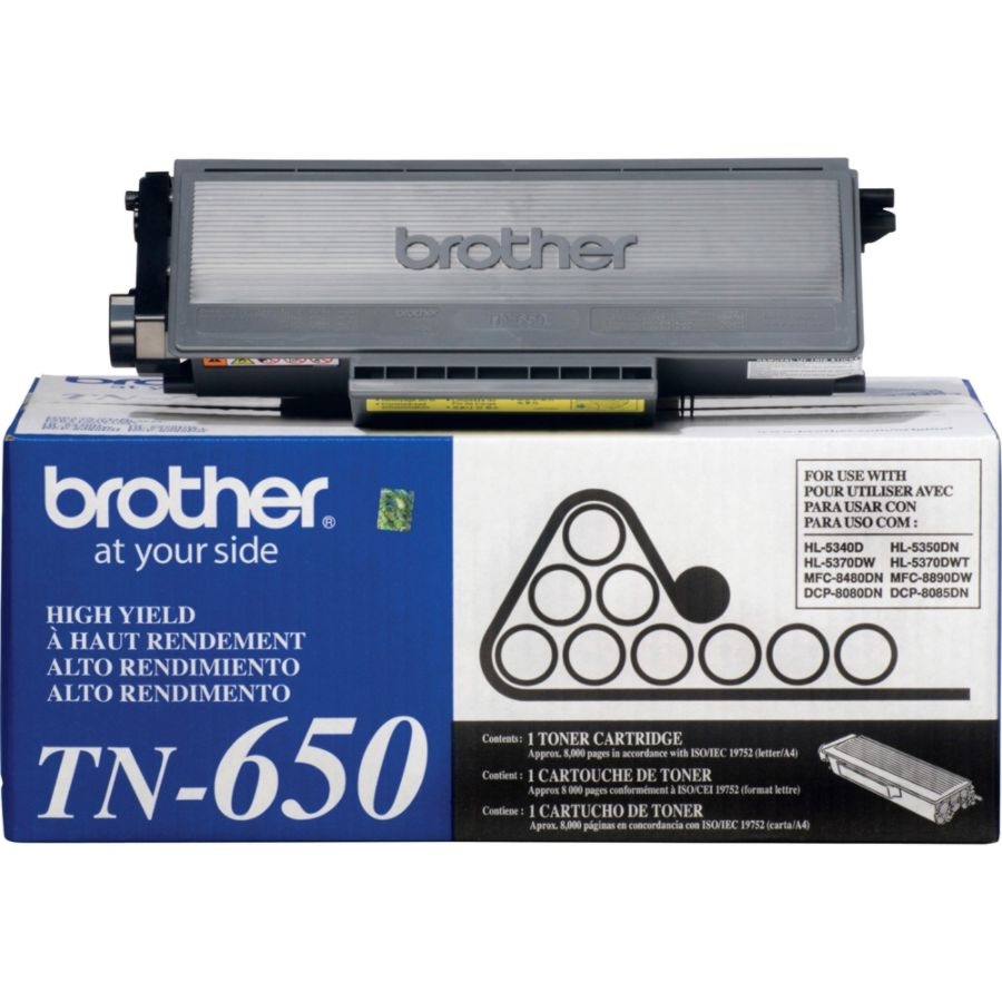 slide 3 of 3, Brother Tn-650 High-Yield Black Toner Cartridge, 1 ct