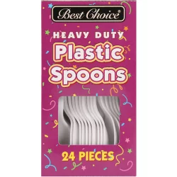 Best Choice Heavy Duty Plastic Spoons