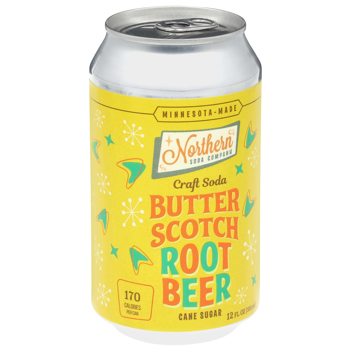 slide 6 of 13, Northern Soda Company Cane Sugar Butter Scotch Root Beer Craft Soda 12 fl oz, 