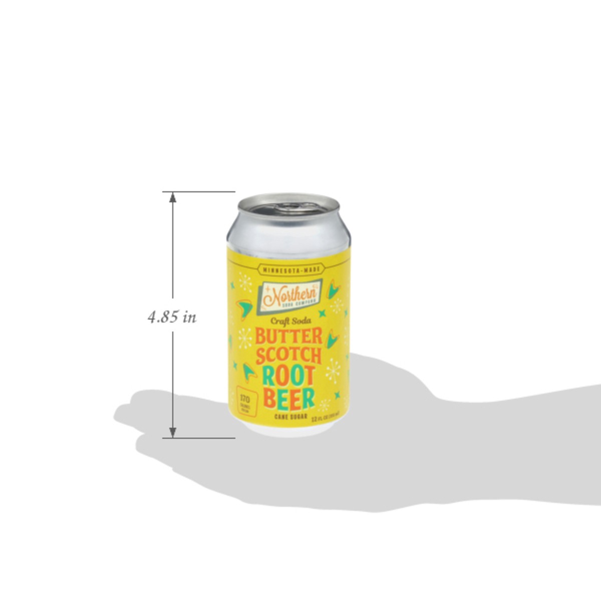 slide 8 of 13, Northern Soda Company Cane Sugar Butter Scotch Root Beer Craft Soda 12 fl oz, 