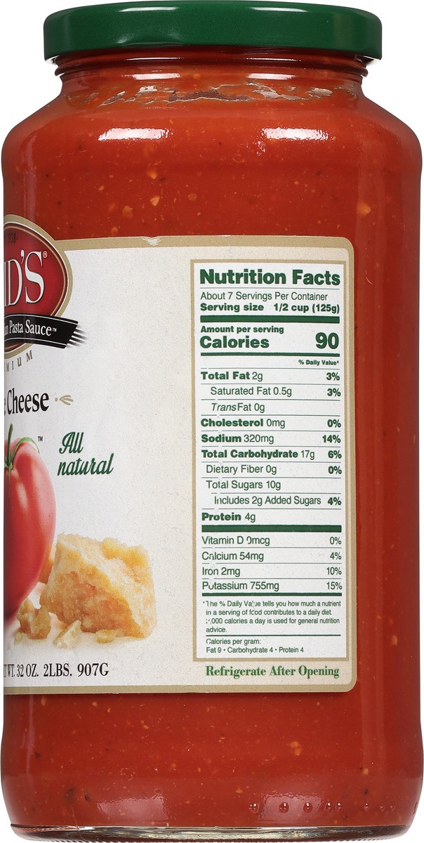 slide 10 of 13, Mid's All Natural Premium Three Cheese Pasta Sauce 1 32 oz, 32 oz