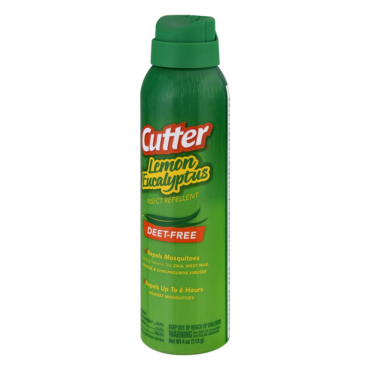 slide 7 of 12, Cutter Deet Free Lemon Eucalyptus Insect Repellent 4 oz, 4 oz