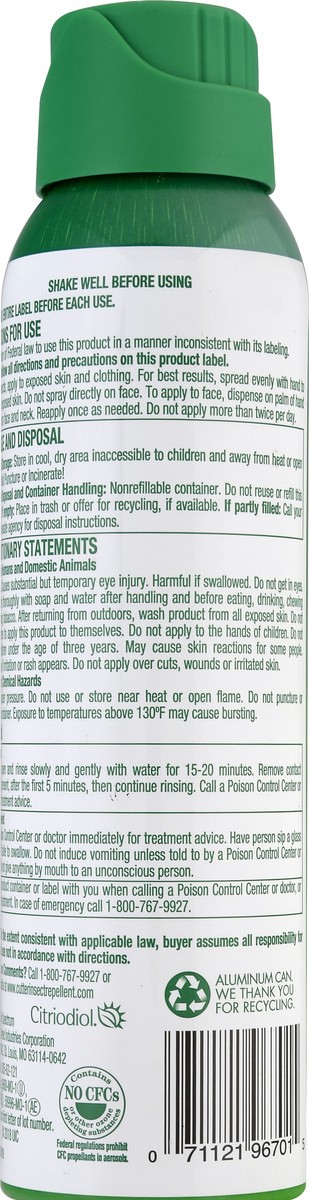 slide 11 of 12, Cutter Deet Free Lemon Eucalyptus Insect Repellent 4 oz, 4 oz