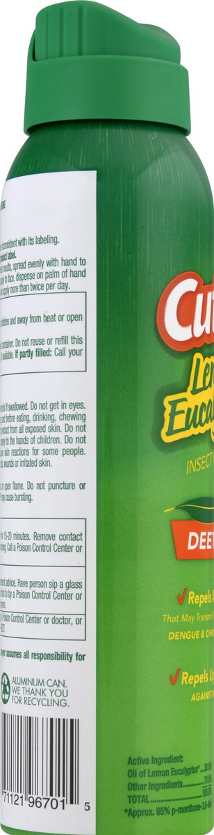 slide 6 of 12, Cutter Deet Free Lemon Eucalyptus Insect Repellent 4 oz, 4 oz