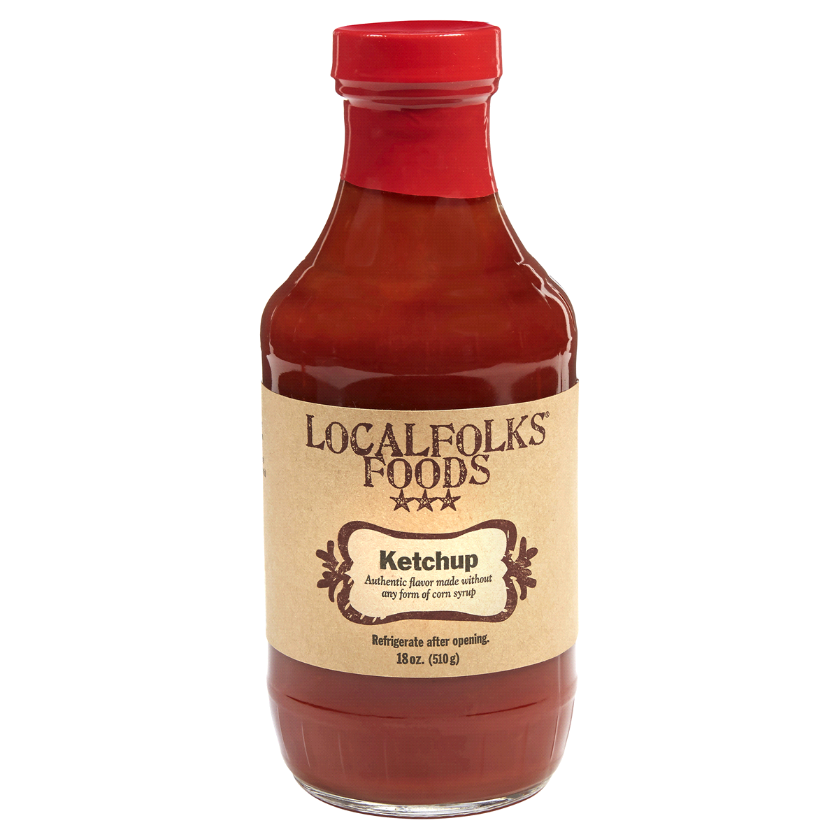 slide 1 of 1, LocalFolks Foods Ketchup, 18 oz