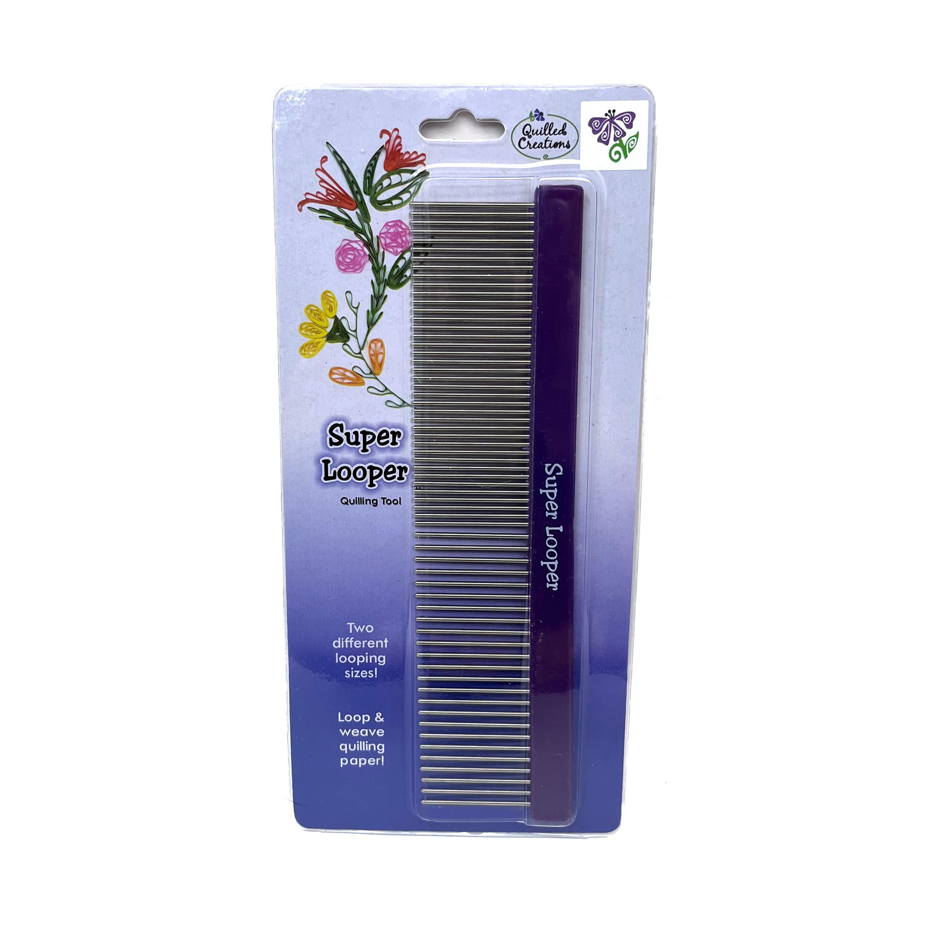 slide 2 of 4, Quilled Creations Super Looper Quilling Tool, 8 in x 2 in