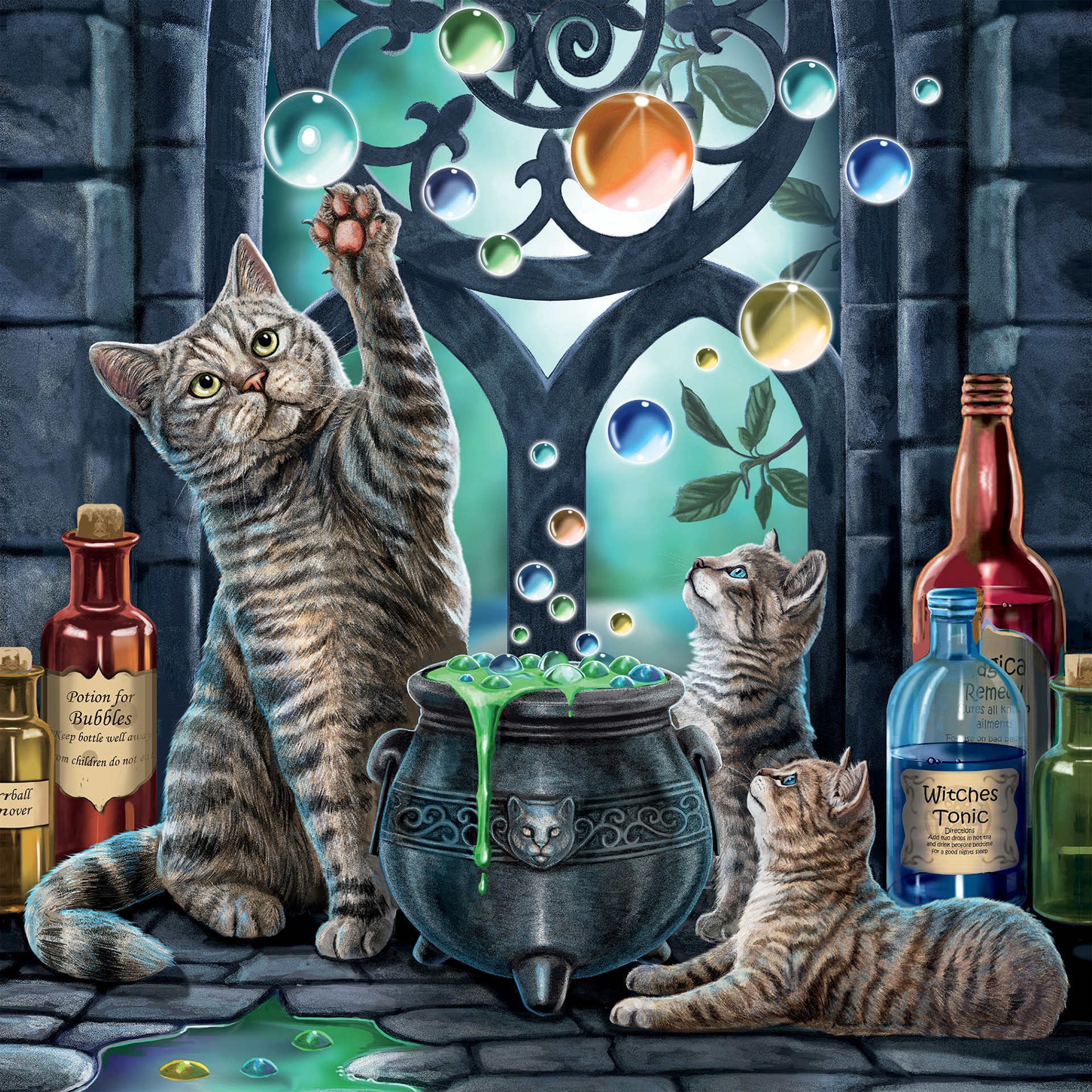 slide 7 of 19, Ceaco Assorted Animals 550-Piece Jigsaw Puzzle, 550 ct