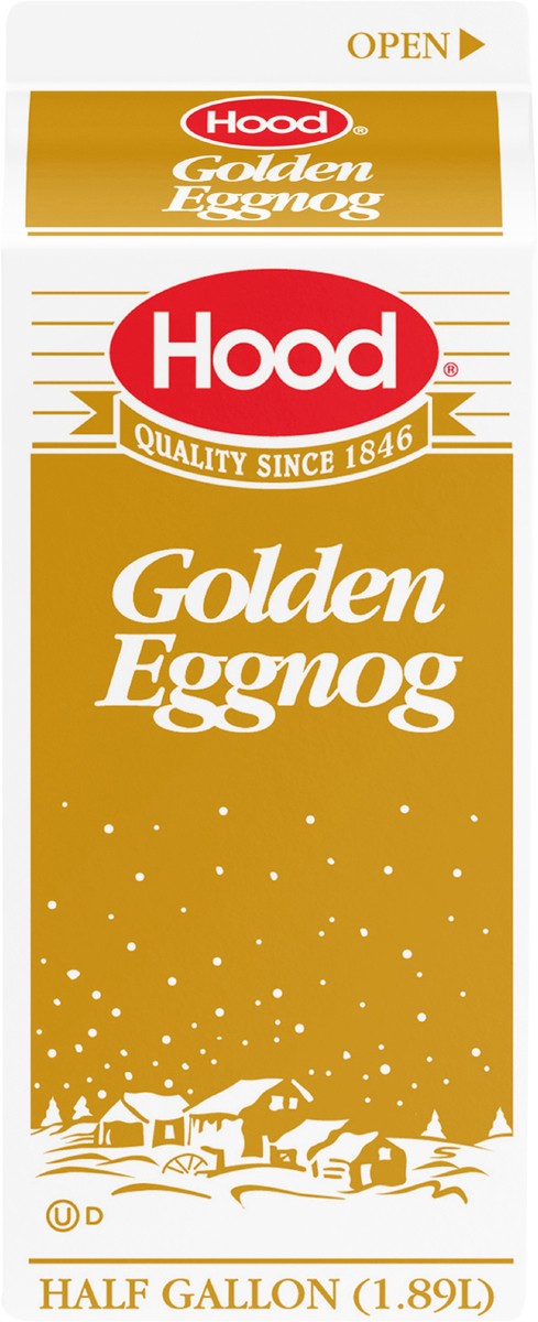 Hood Golden Eggnog, 14 fl oz