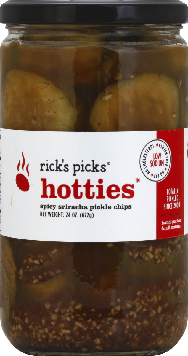 slide 2 of 2, Rick's Picks Pickle Chips 24 oz, 24 oz