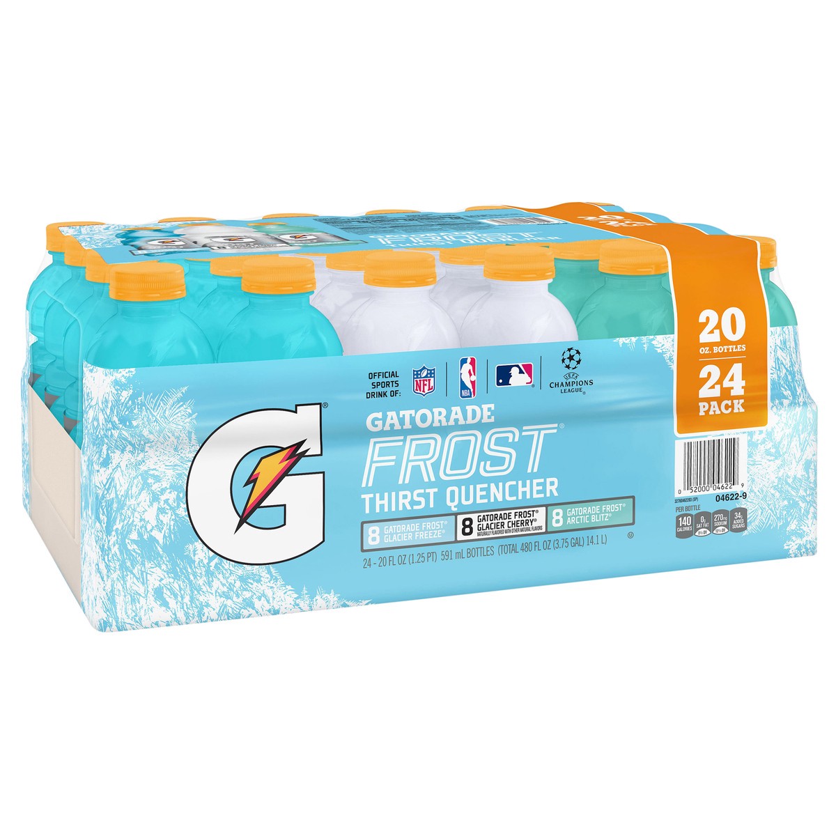 slide 2 of 3, Gatorade Frost Thirst Quencher Variety 20 Fl Oz 24 Count, 24 ct; 20 oz